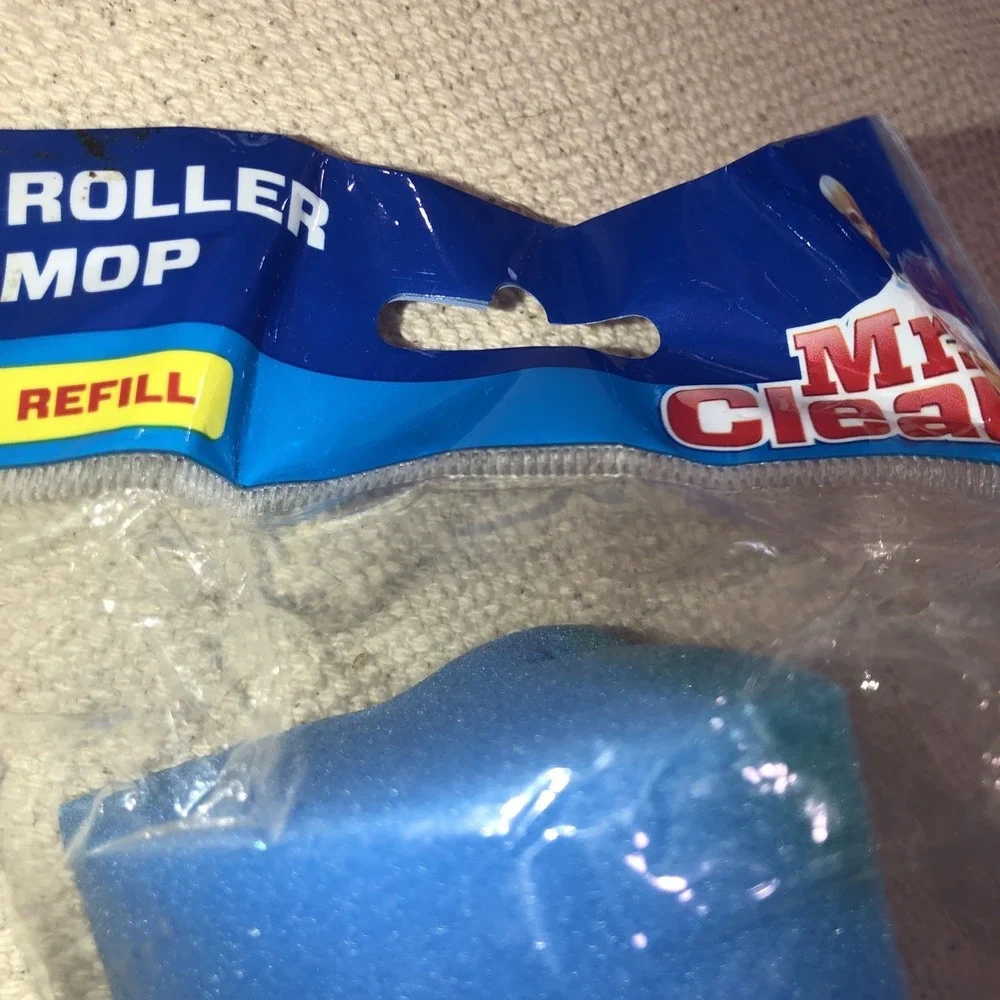 Mr. Clean ROLLER Mop Refill Durable Sponge Head Brand NEW